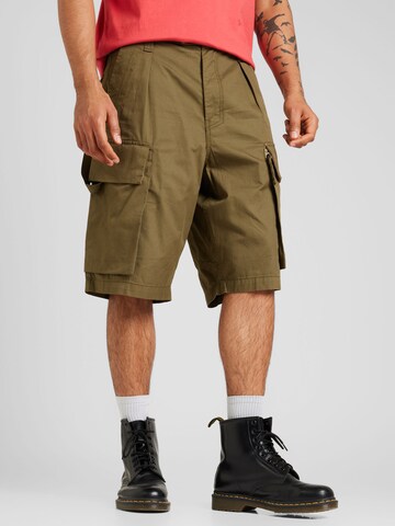 G-Star RAW - Loosefit Pantalón cargo en verde: frente