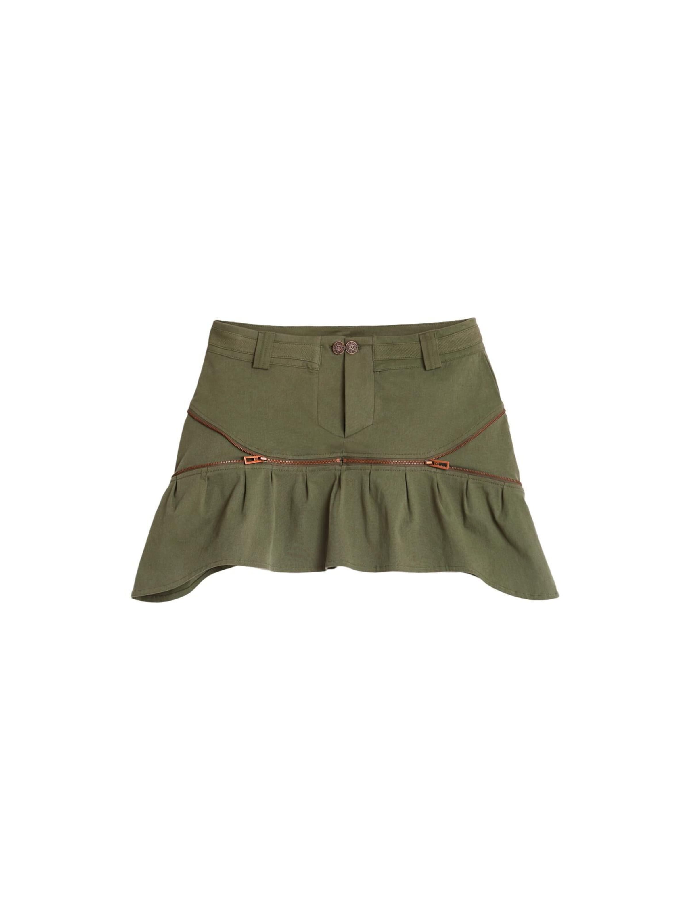 Desigual Sukně – zelená: přední strana