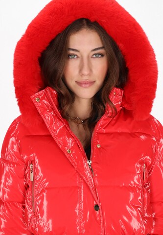 Veste d’hiver faina en rouge