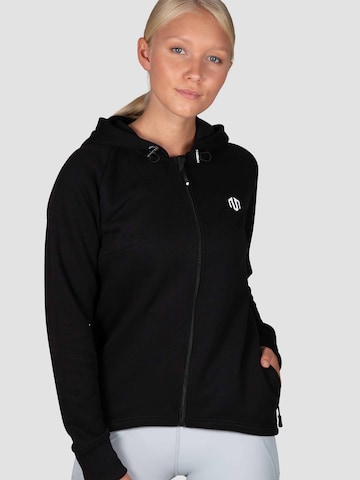 MOROTAI Sports sweat jacket 'Naka' in Black