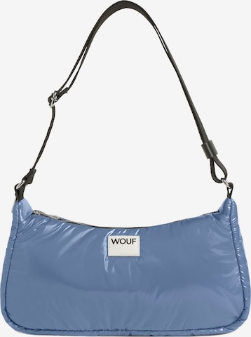 Borsa a spalla 'Glossy' di Wouf in blu: frontale
