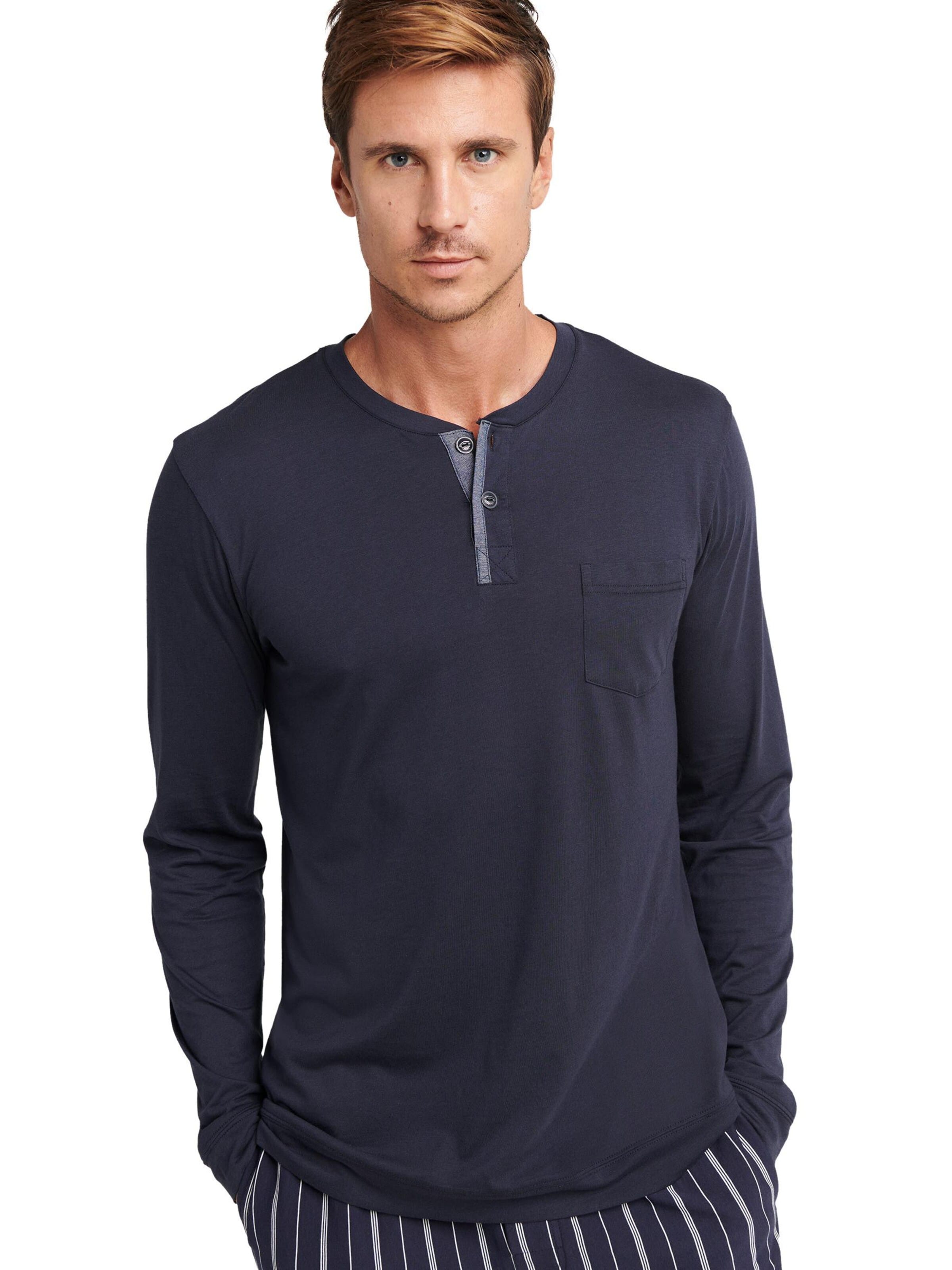 JOCKEY Shirt 'Night & Day Longsleeve Shirt'‌‌‌‌‌‌‌ in XL in dunkelblau, Produktansicht