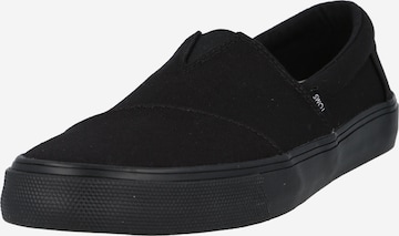 TOMS حذاء بدون رباط 'ALPARGATA FENIX SLIP ON' بلون أسود: الأمام