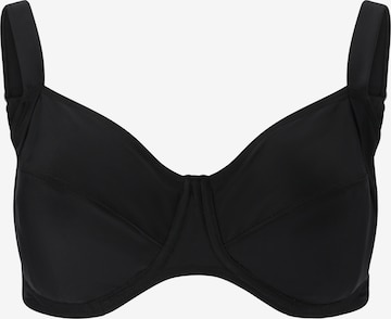 Cruz Bikini Top 'Stephania' in Black: front