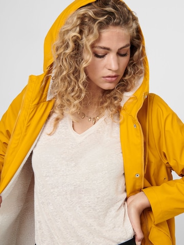 ONLY Weatherproof jacket 'Sally' in Yellow
