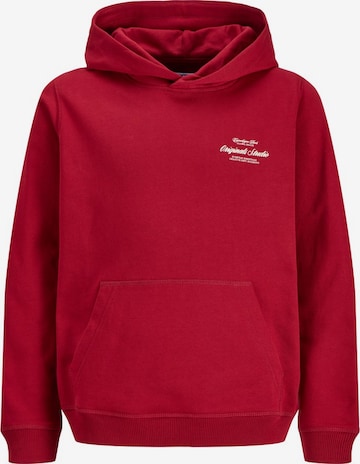 Jack & Jones Junior Sweatshirt 'JORNORREBRO' in Red: front