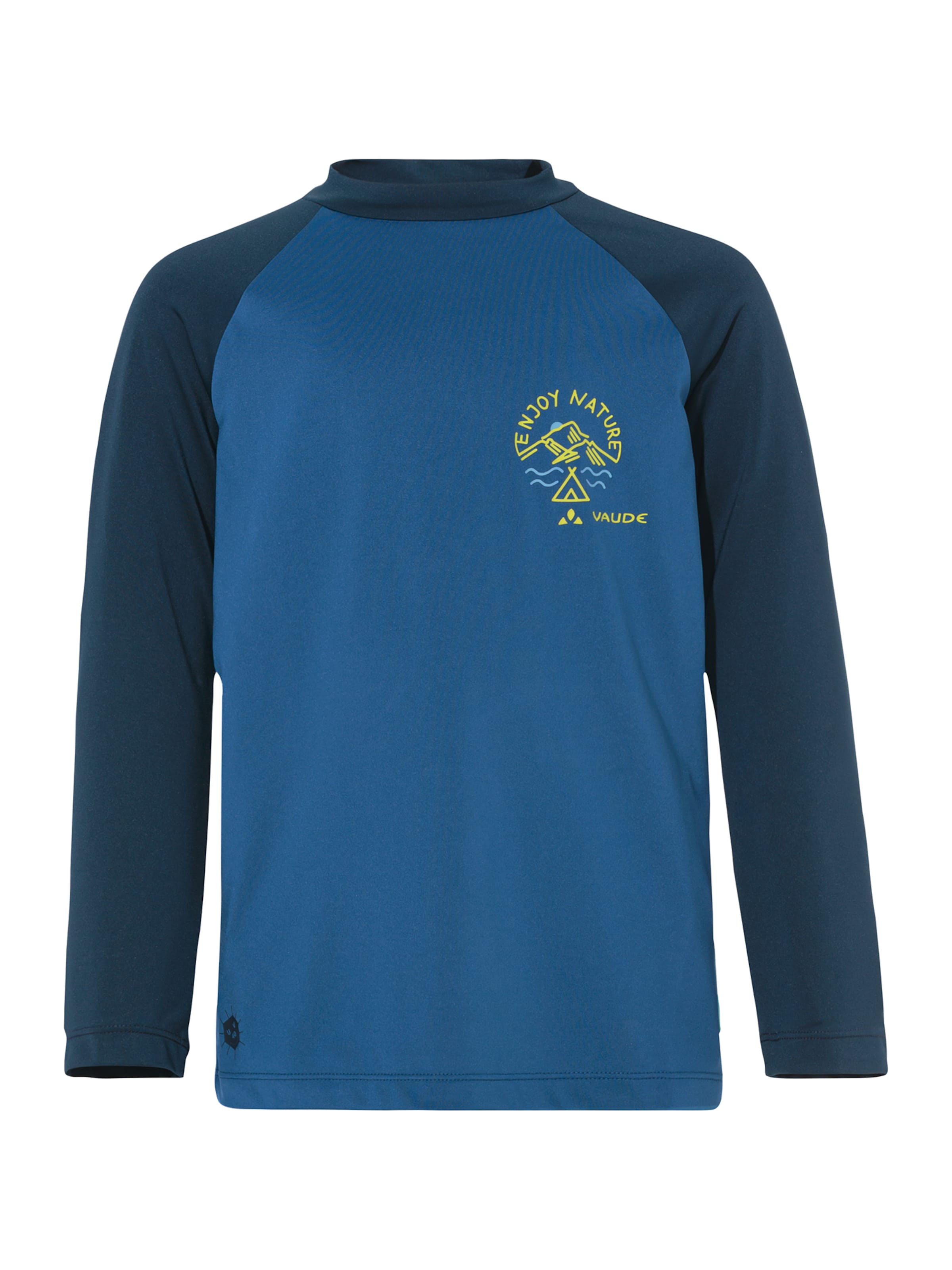 VAUDE Performance shirt 'Solaro LS III' in Blue: front