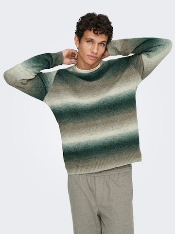 Pull-over 'ONSBertil' Only & Sons en vert