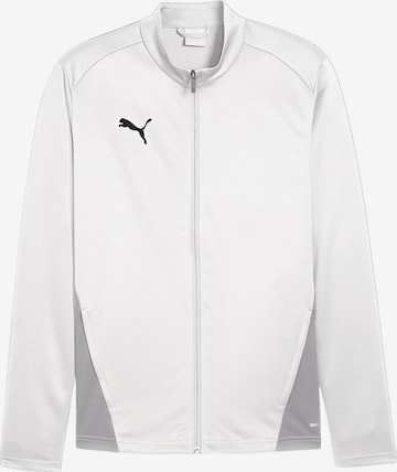 PUMA Trainingsjacke 'TeamGoal' in Weiß: Vorderseite