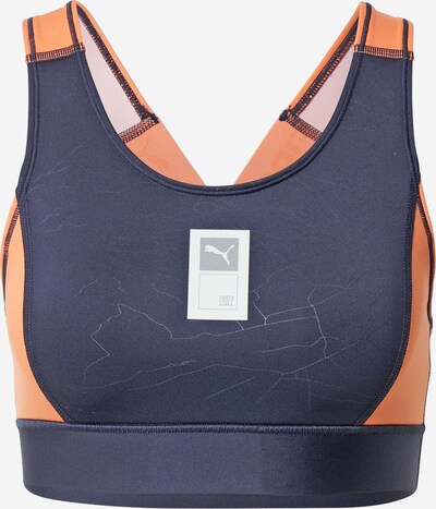 PUMA Sports bra 'First Mile' in Dusty blue / Grey / Apricot / White, Item view