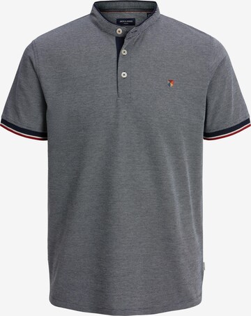 JACK & JONES Poloshirt 'WIN MAO' in Grau: predná strana