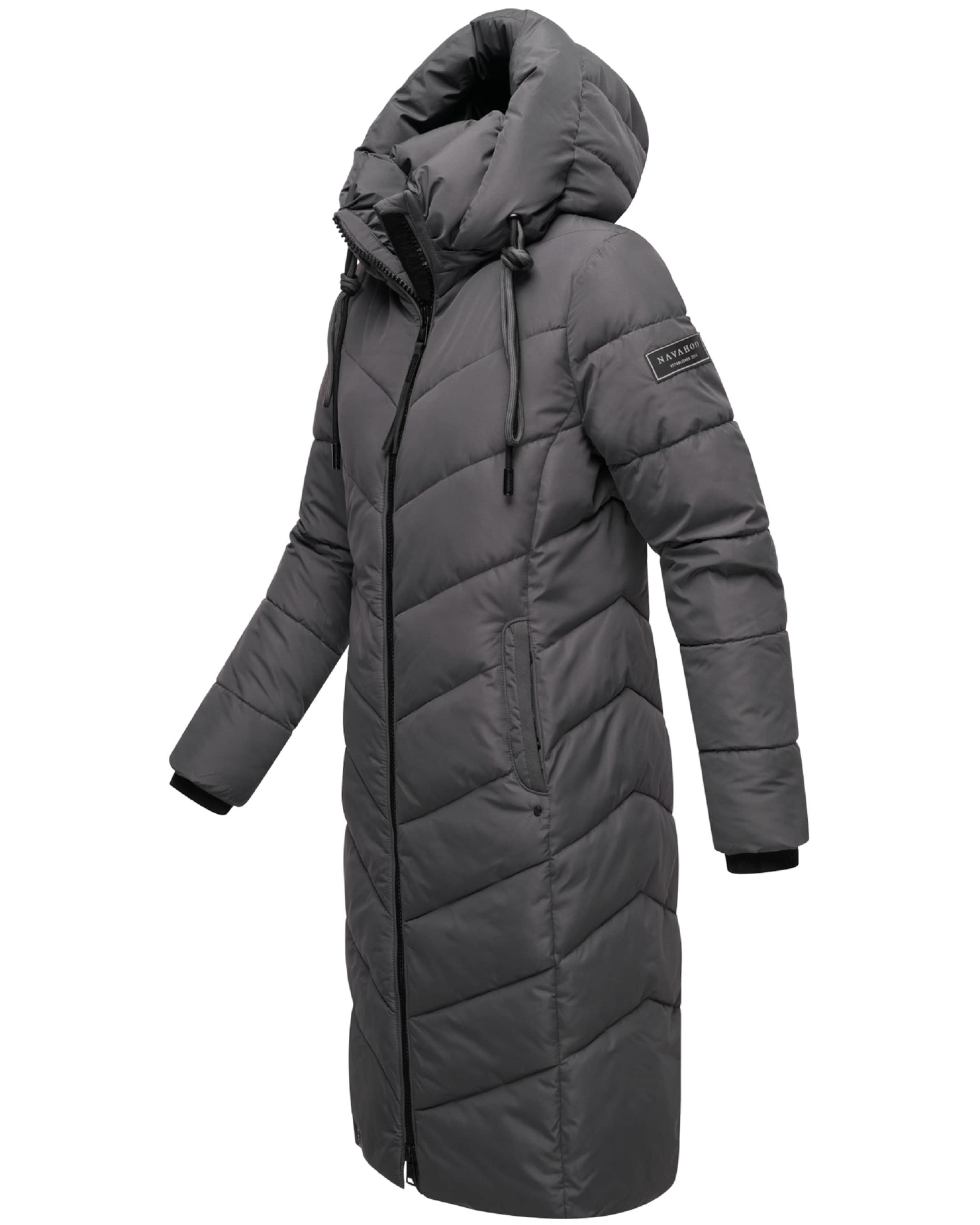 NAVAHOO Χειμερινό παλτό 'Sahnekatzii XIV' σε γκρι