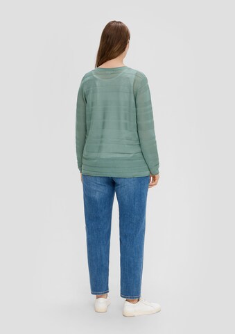 s.Oliver Red Label Plus Gebreid vest in Blauw