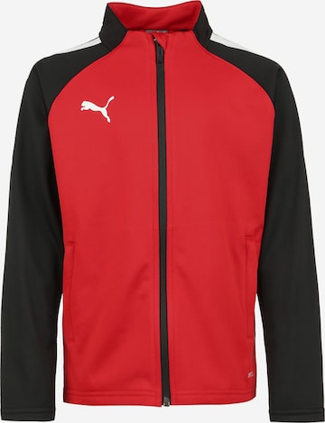 PUMA Athletic Jacket 'TeamLIGA' in Red: front