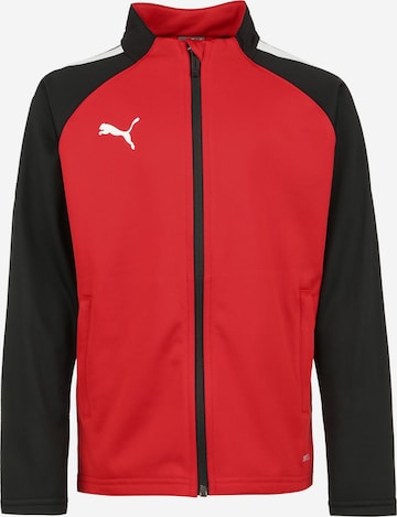 Veste de sport 'TeamLIGA' PUMA en rouge : devant