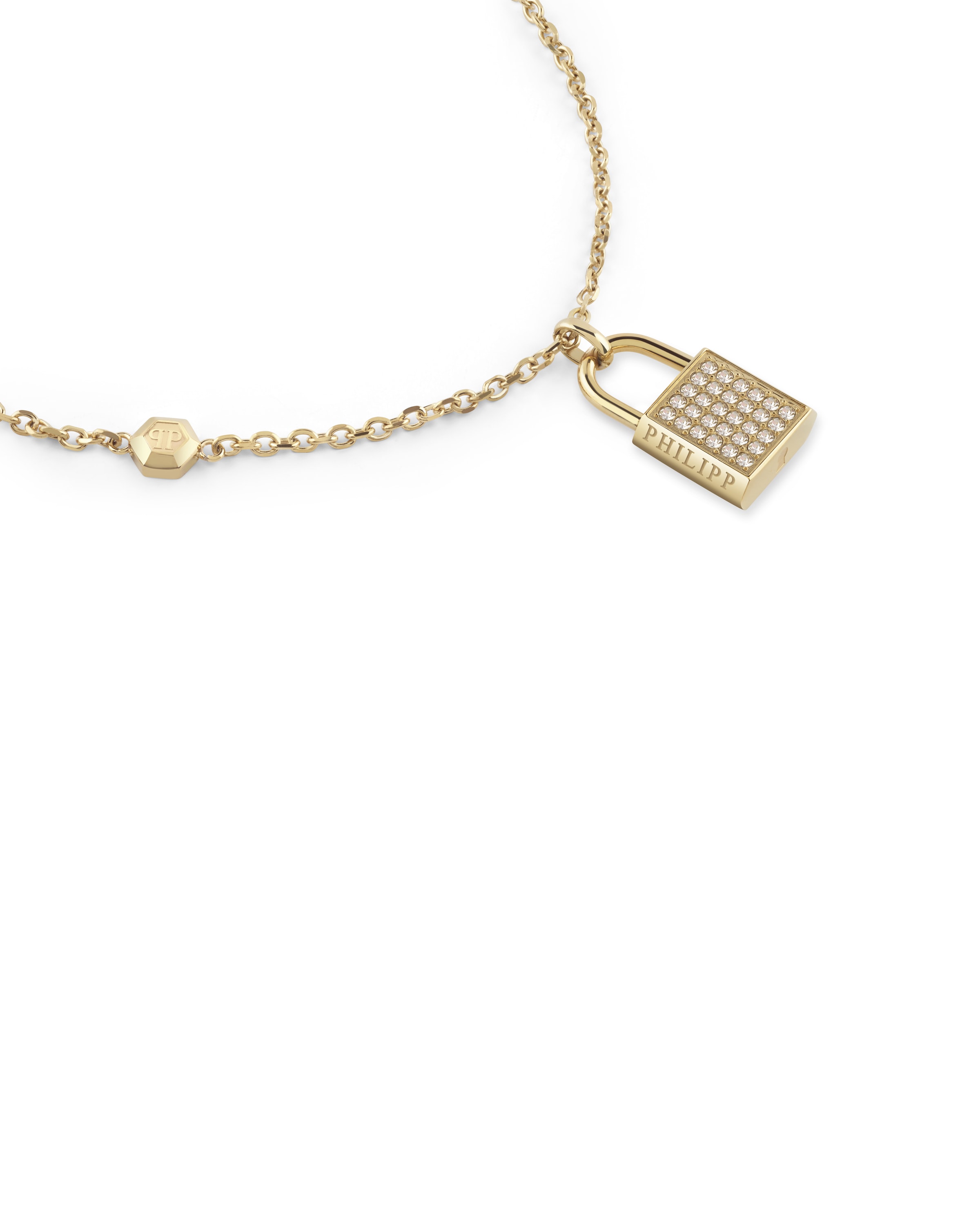 Philipp Plein Jewellery Ketting 'VALENTINE' in Goud