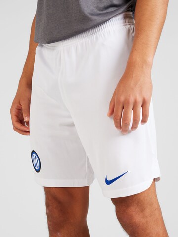 NIKE Normalny krój Spodnie sportowe 'INTER' w kolorze biały