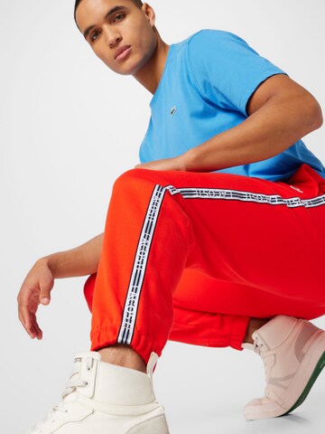 Effilé Pantalon LACOSTE en rouge