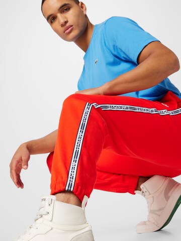 LACOSTE Tapered Pants in Red