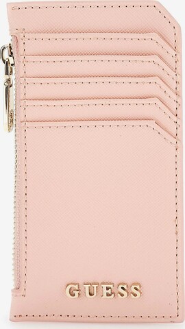 GUESS Wallet 'Noelle' in Pink: front