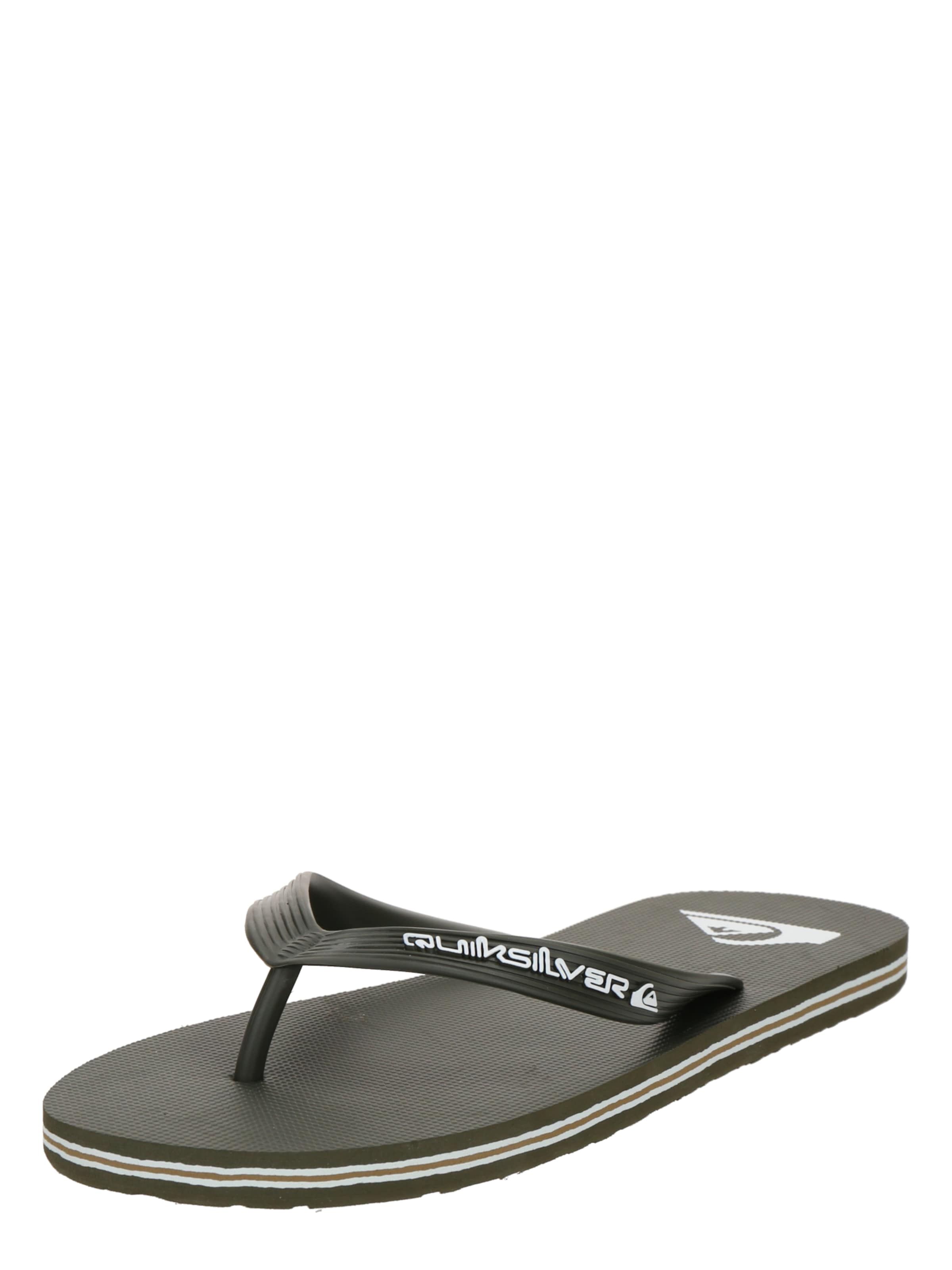 QUIKSILVER Teenslippers 'Molokai' in Groen: voorkant