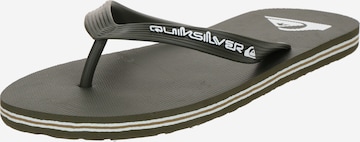 QUIKSILVER T-Bar Sandals 'Molokai' in Green: front