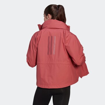 ADIDAS SPORTSWEAR Outdoor Jacket 'Traveer' in Red