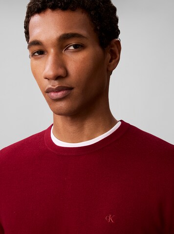 Calvin Klein Regular Trui in Rood
