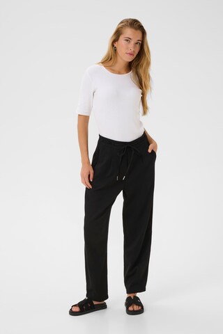 Regular Pantalon Kaffe en noir