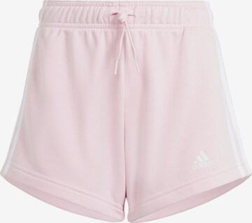 ADIDAS SPORTSWEAR Regular Workout Pants in Pink: front