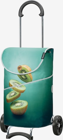 Andersen Shopper Trolley 'Scala' in Groen: voorkant