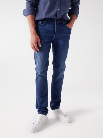 Salsa Jeans Slimfit Jeans in Blauw: voorkant