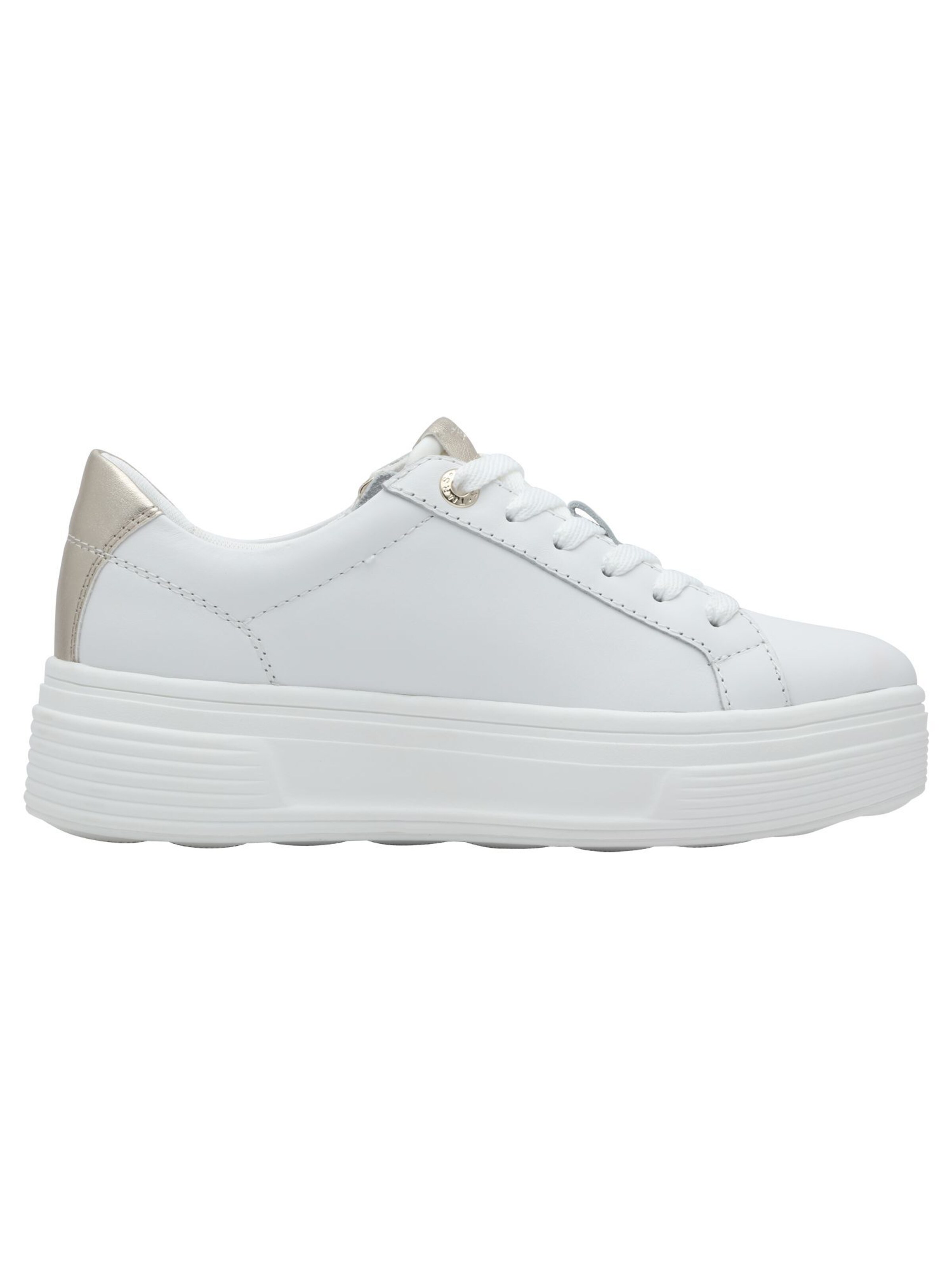 Tamaris Platform trainers in White