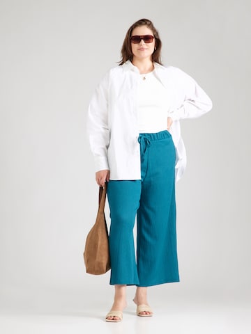 Z-One Wide leg Pants 'Sa44lina' in Green