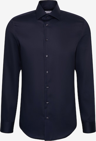 Chemise business SEIDENSTICKER en bleu : devant