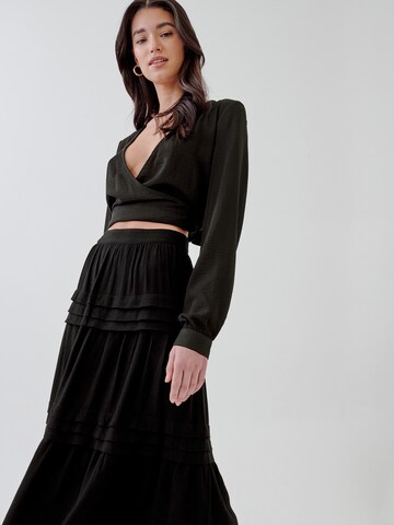 Tussah Skirt in Black