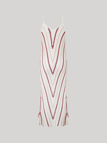 Pepe Jeans Knitted dress 'GINNY' in White
