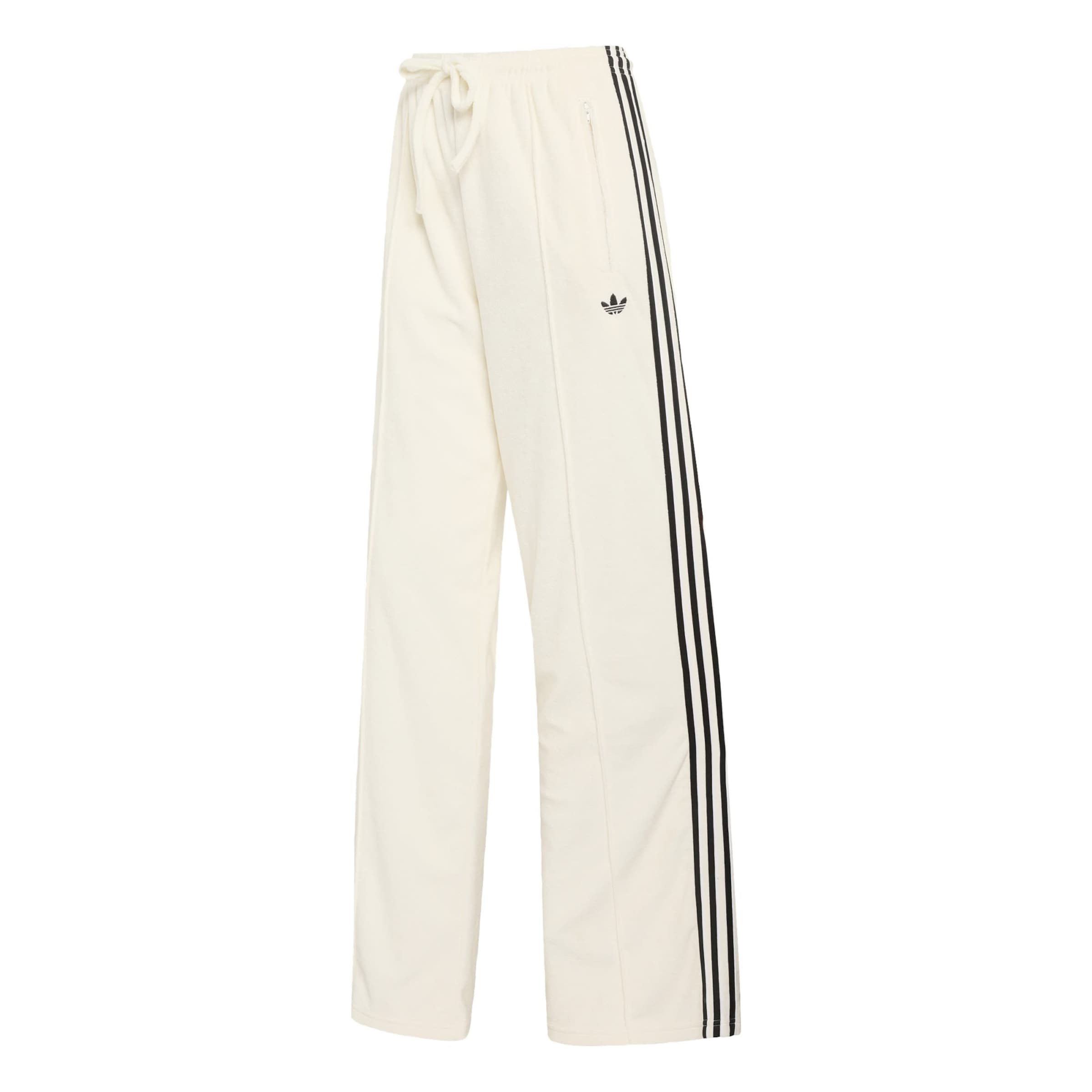 ADIDAS ORIGINALS Loose fit Trousers 'Firebird' in White: front