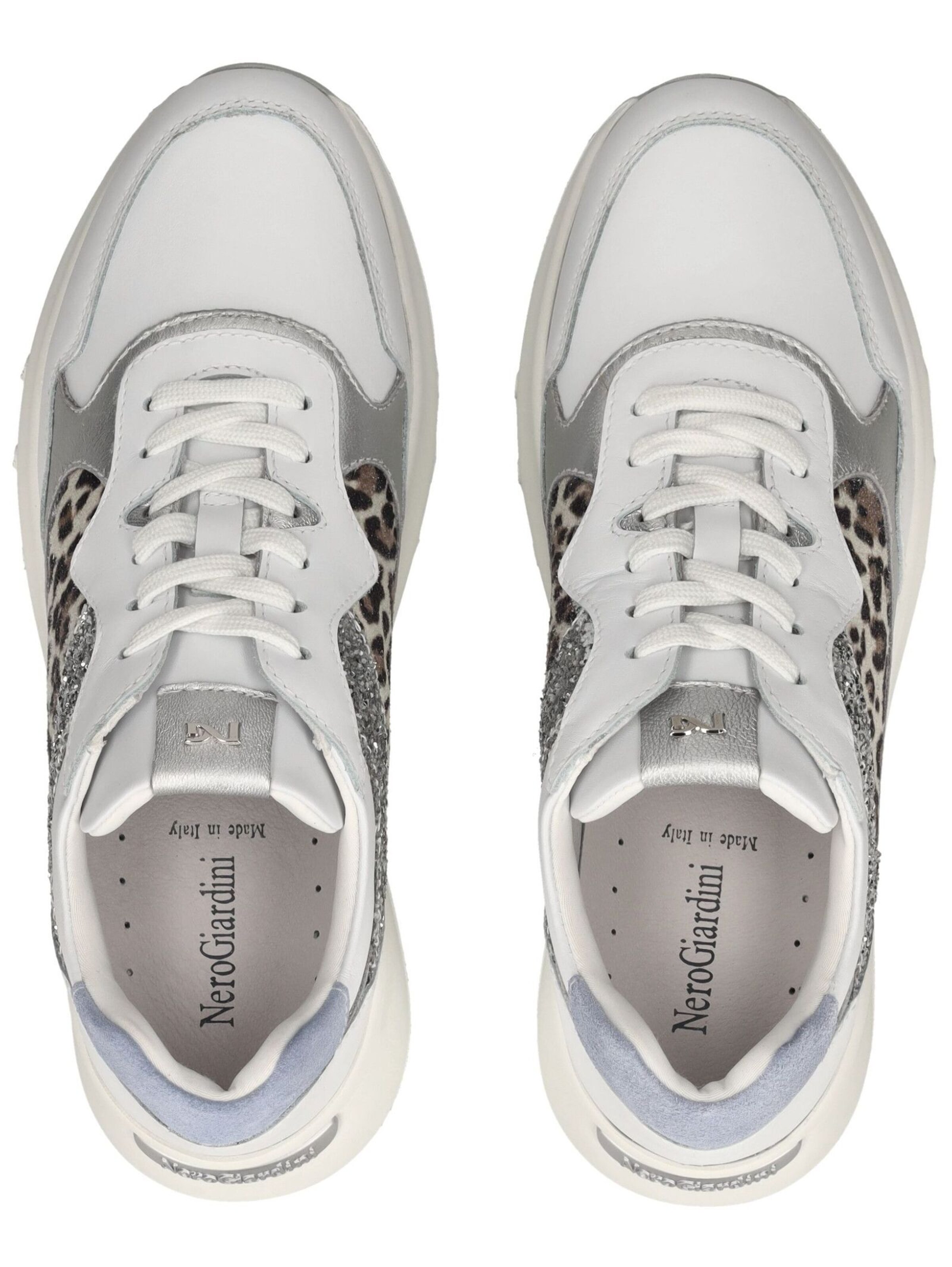 Baskets basses Nero Giardini en blanc