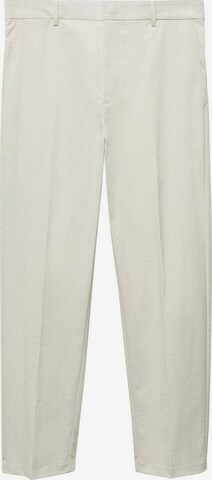 MANGO MAN Slim fit Athletic Pants in Beige: front