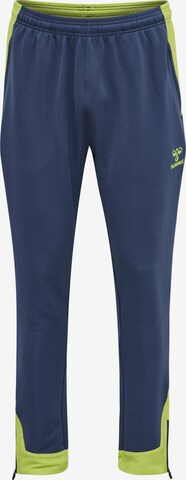 Hummel Workout Pants in Blue: front