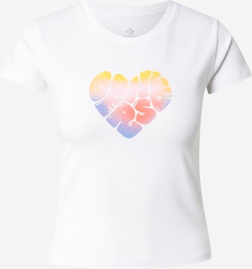 CONVERSE Shirt 'HEART' in White: front
