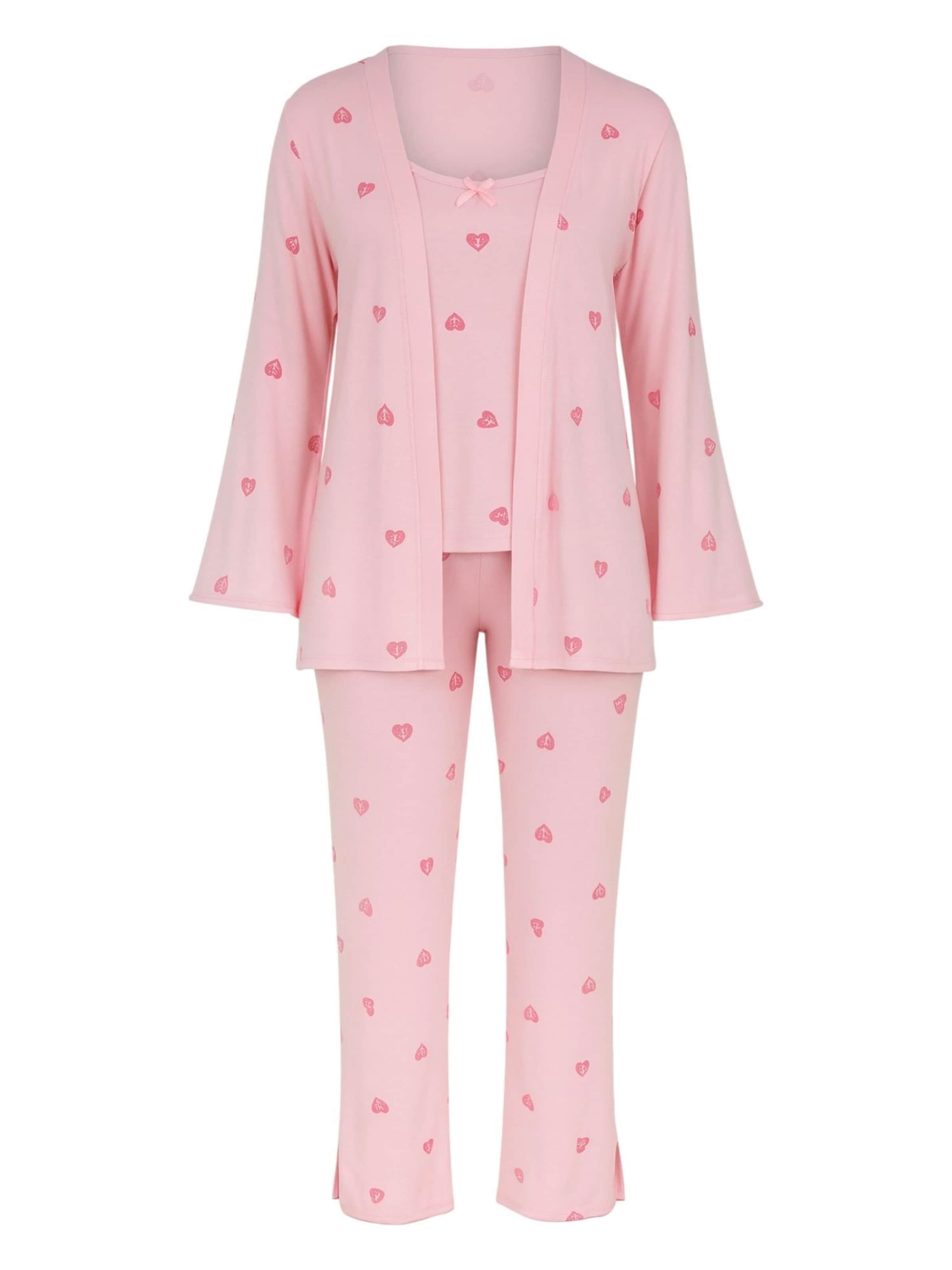fashionshowcase Pyjamas 'LoungeDream' i pink: forside