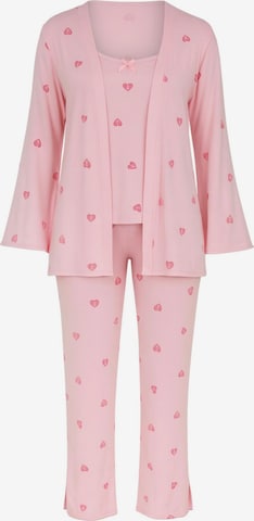 fashionshowcase Pyjama 'LoungeDream' in Roze: voorkant