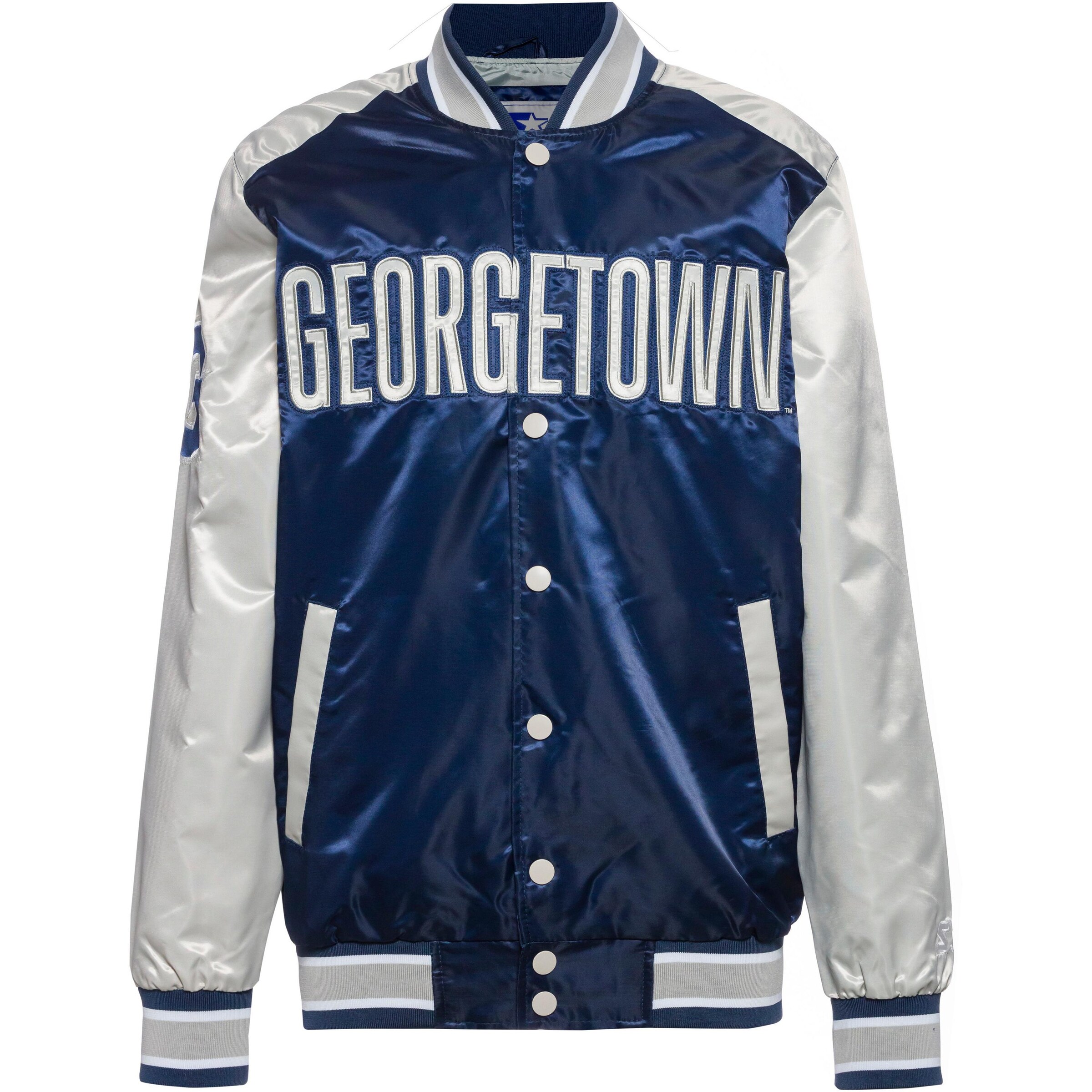 Starter Between-Season Jacket 'Georgetown' in Blue: front