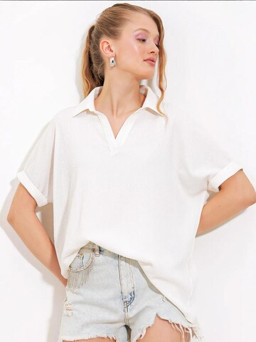 Bigdart Bluse in Weiß