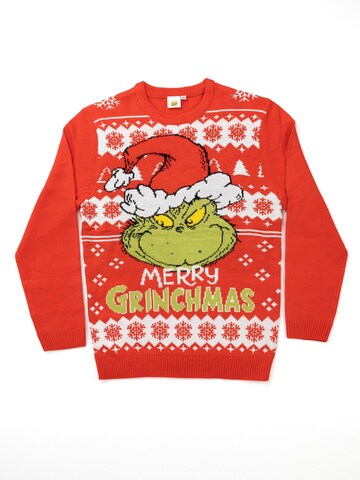 The Grinch Sweater 'Weihnachtspullover Merry Grinchmas' in Red