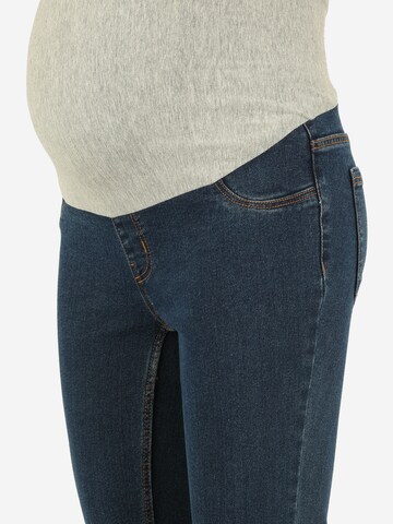 MAMALICIOUS Flared Jeans 'CILLE' in Blau