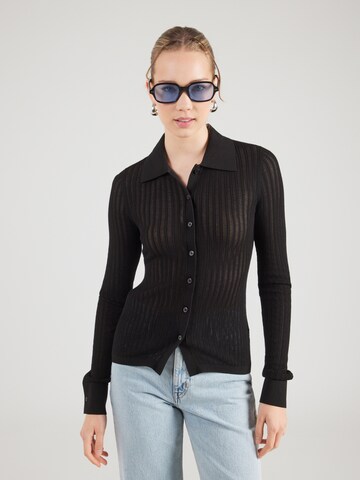 & Other Stories Kardigán - Čierna: predná strana