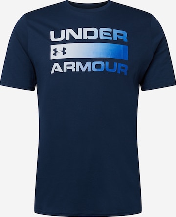 UNDER ARMOUR - Camiseta funcional 'Team Issue' en azul: frente